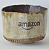 amazon nickel glaze corrugated bowl with broken pattern